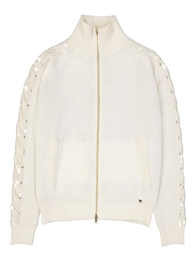 White Cashmere Cardigan