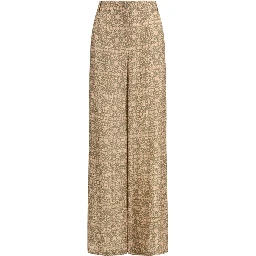 Multicolor Viscose Casual Pants