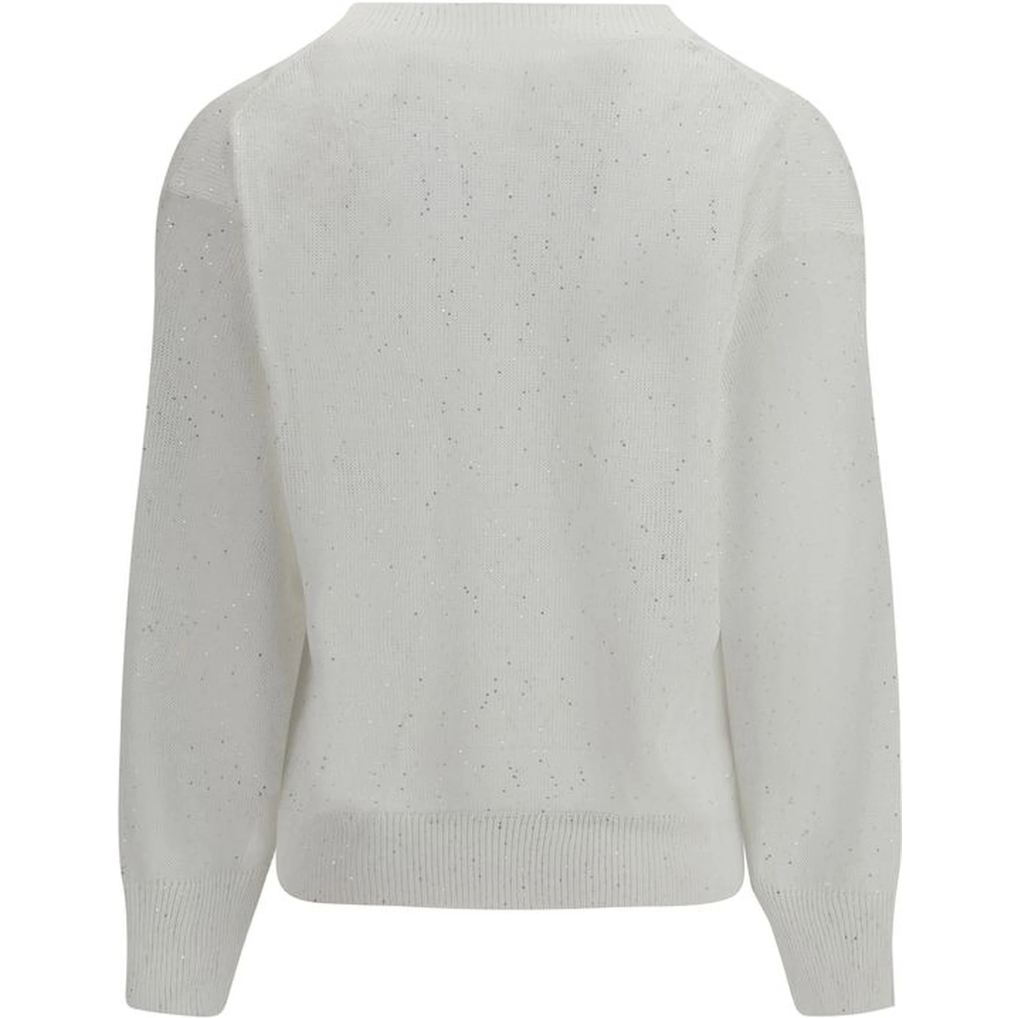 سويت شيرت أبيض من الكتان