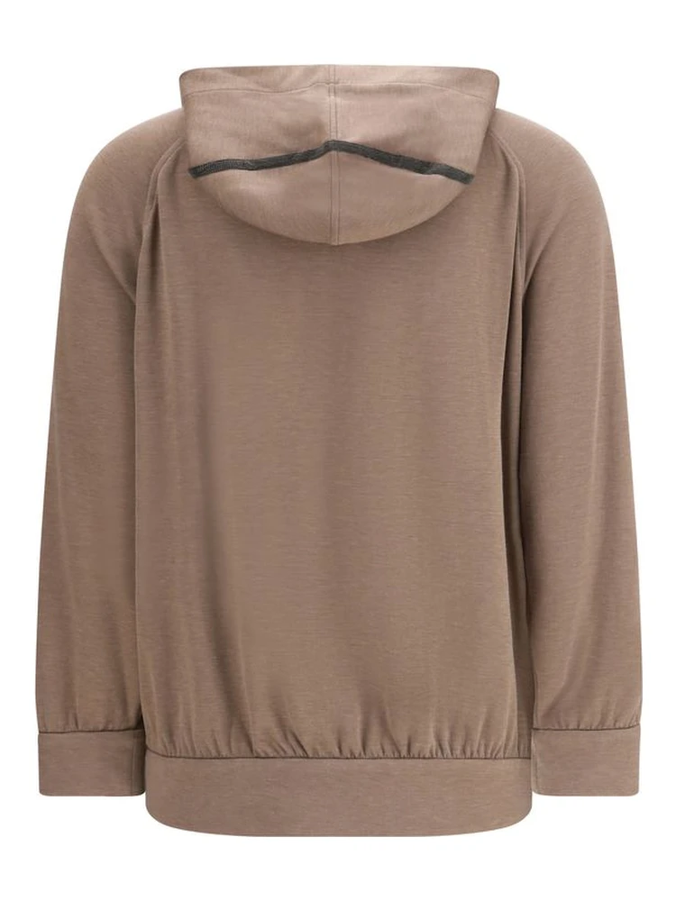 Brown Silk Sweatshirt alternative