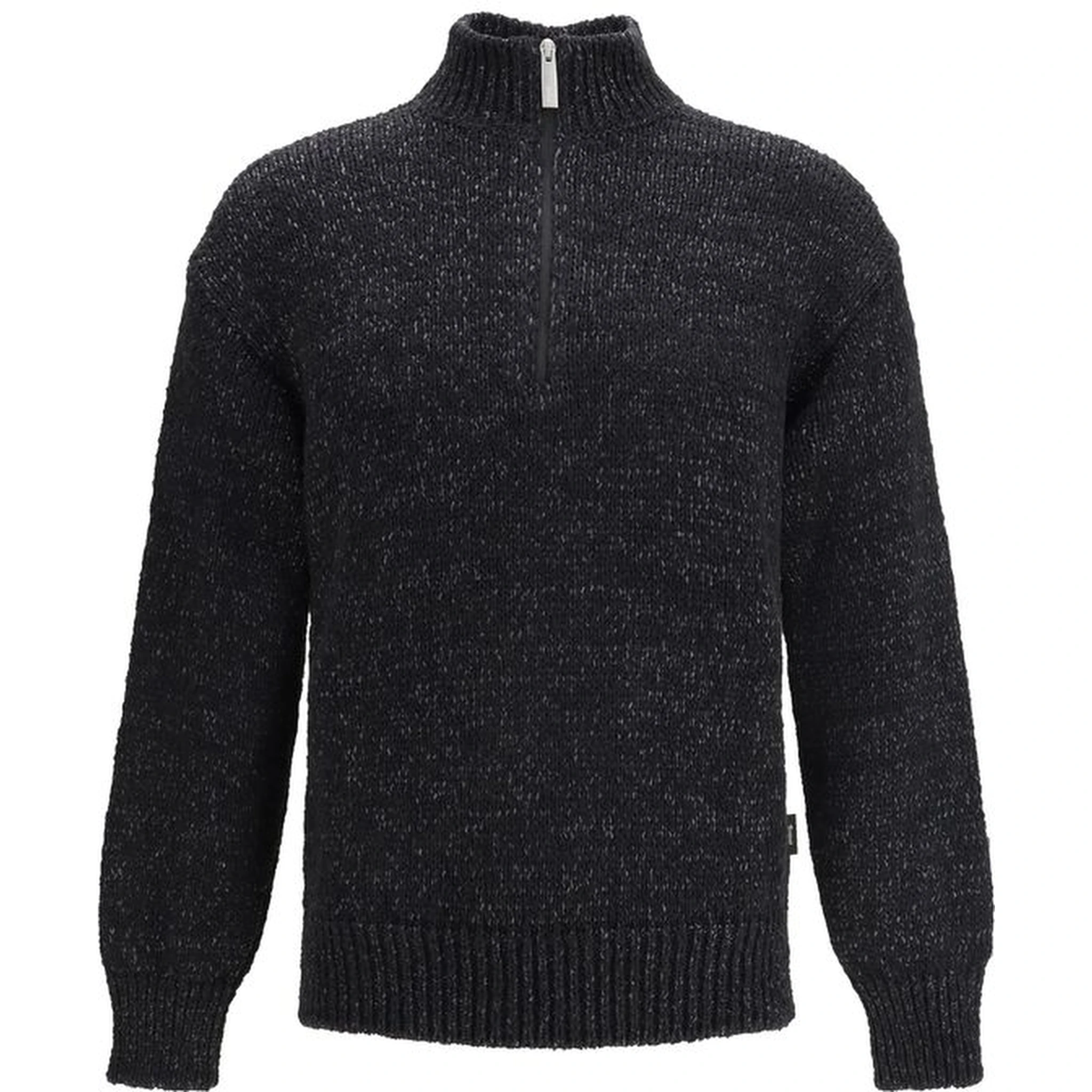 سويت شيرت قطني أسود