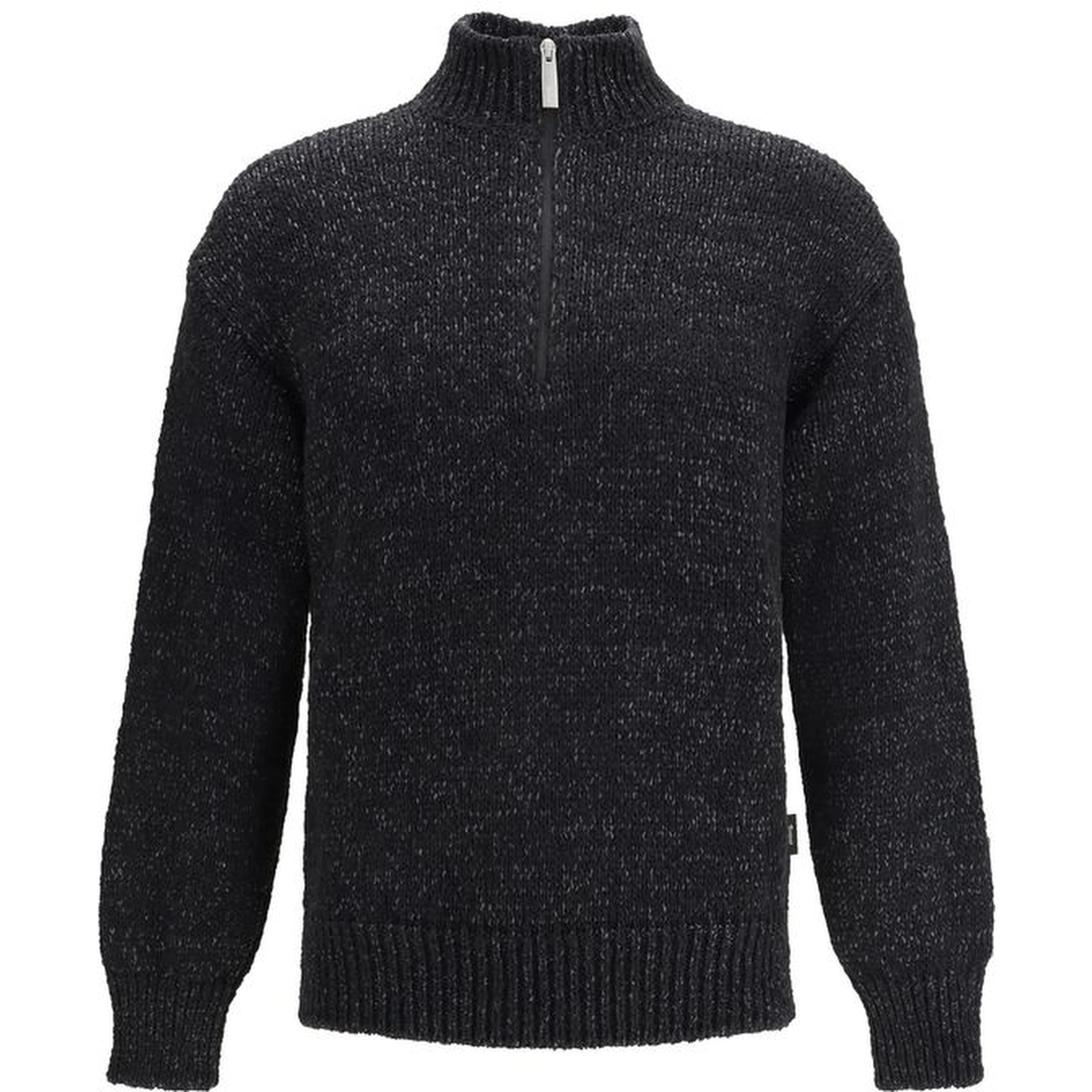 Black Cotton Sweatshirt