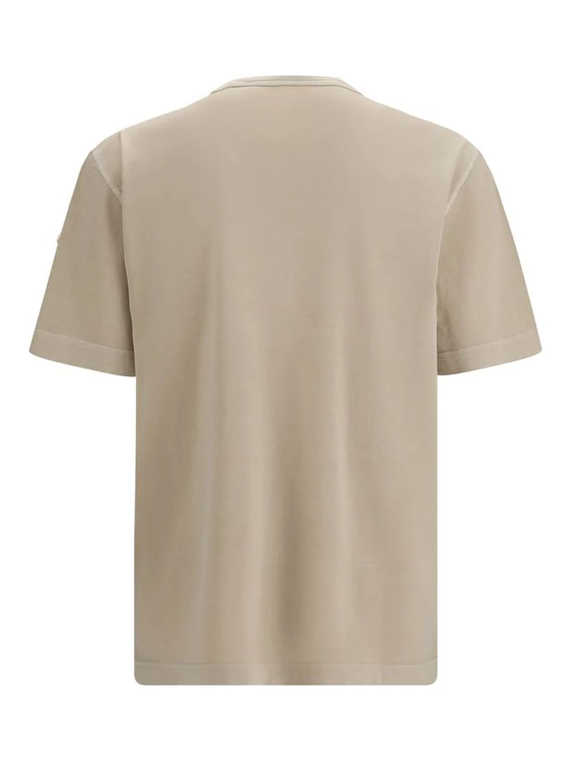 Beige Cotton T-Shirt