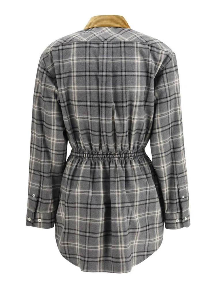 Gray Cotton Casual Dress alternative