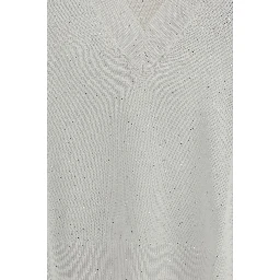 سويت شيرت أبيض من الكتان