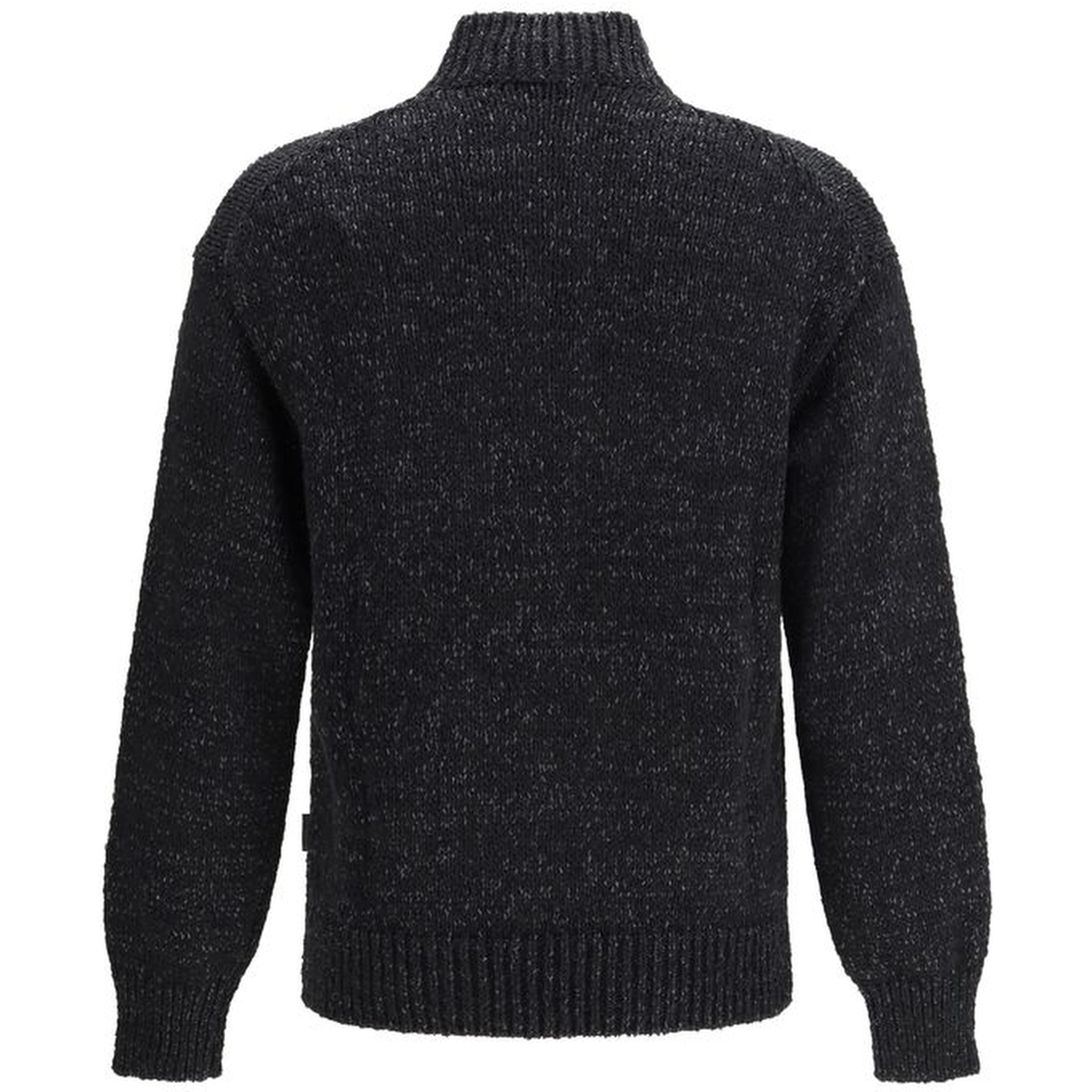 Black Cotton Sweatshirt