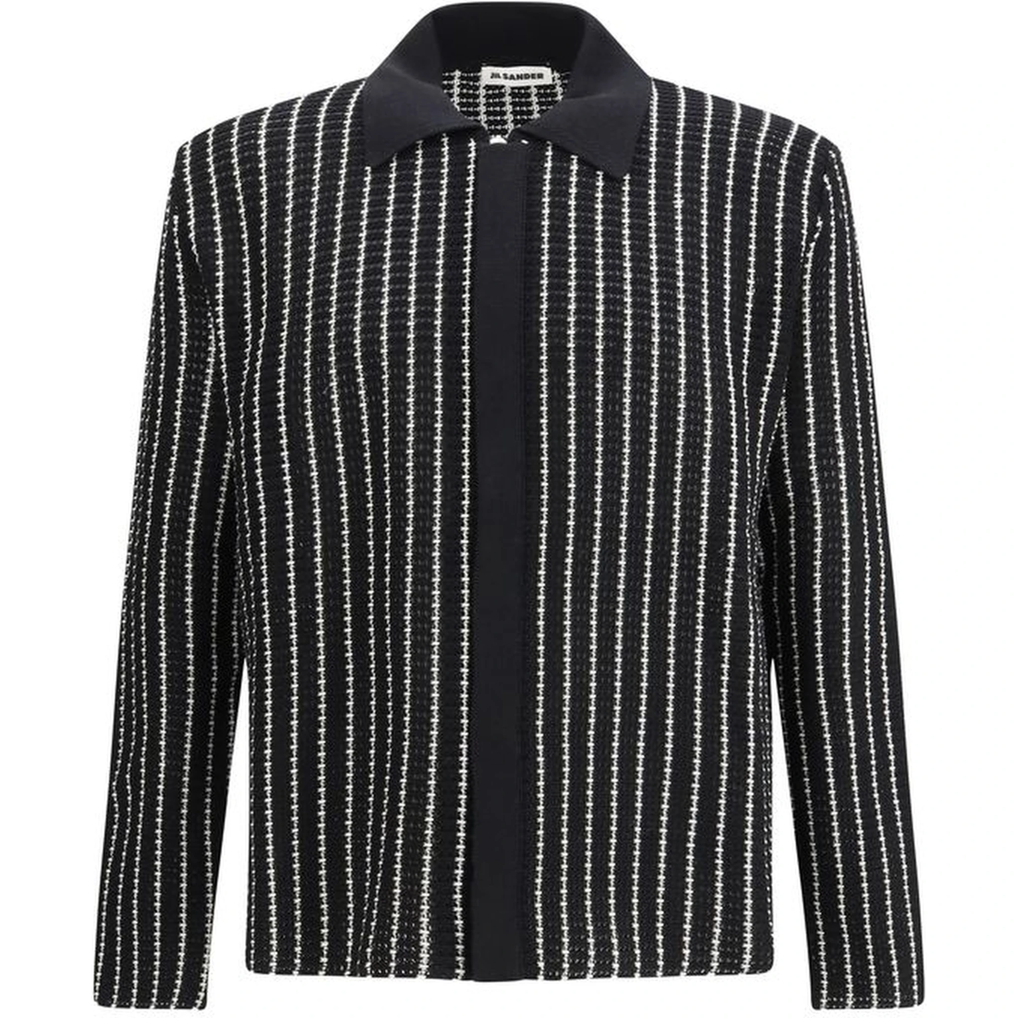 Black Cotton Cardigan