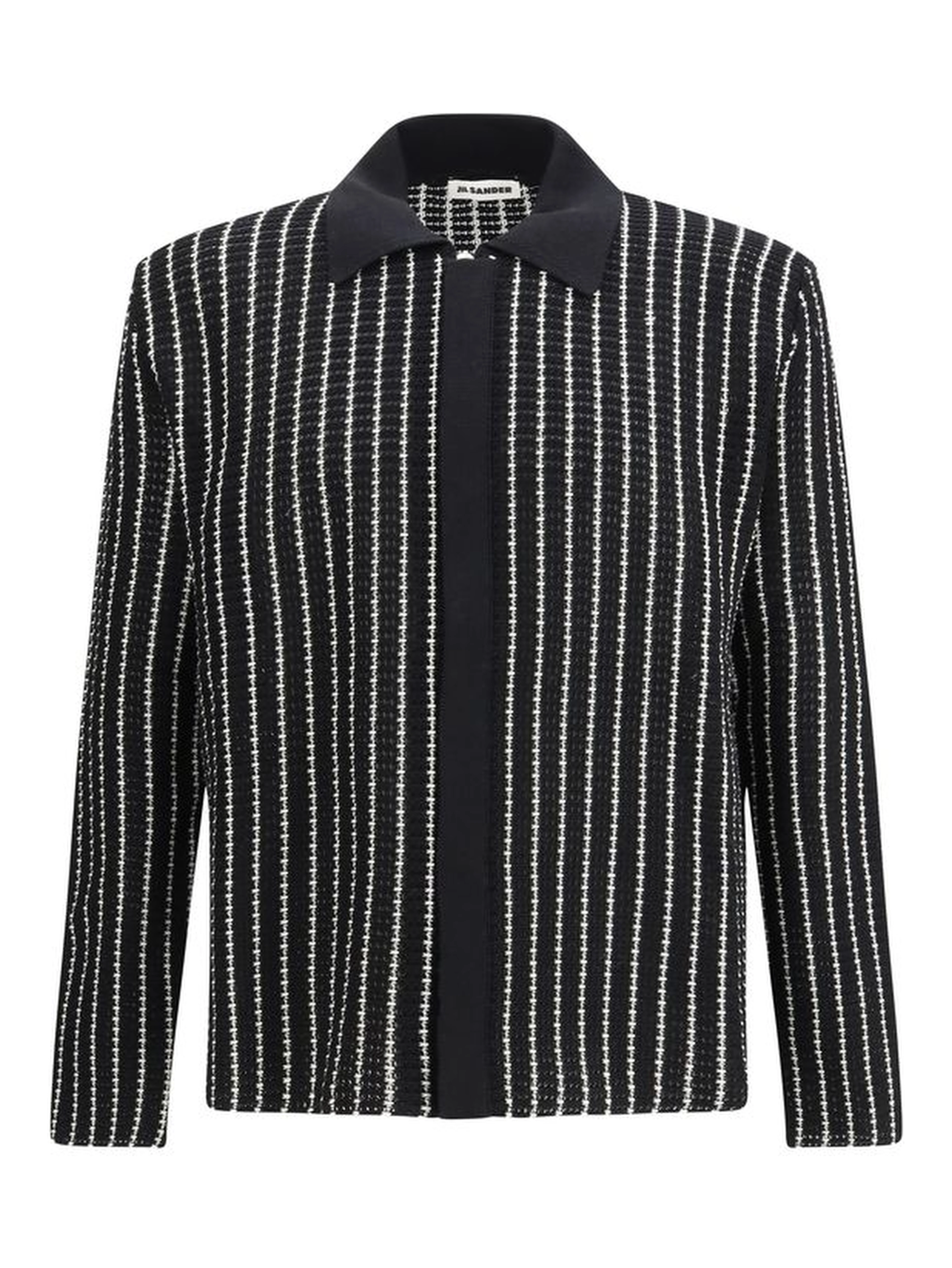 Black Cotton Cardigan