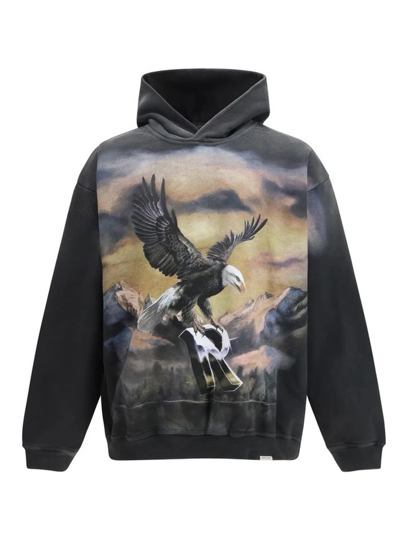 سويت شيرت قطني رمادي