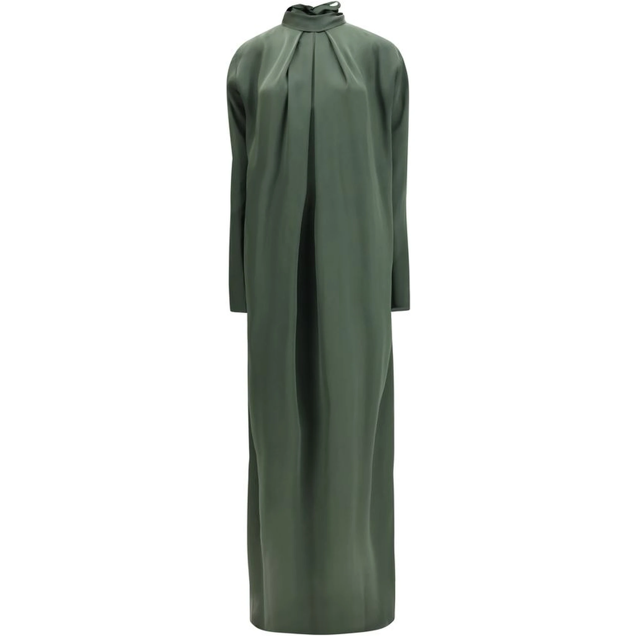 Bicolor Silk Casual Dress