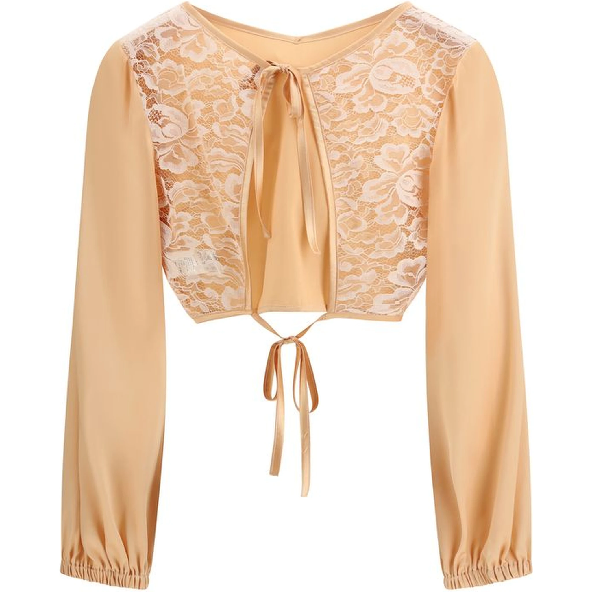 Orange Silk Blouse
