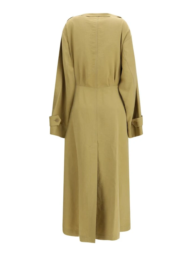 Beige Lyocell Trench Coat alternative
