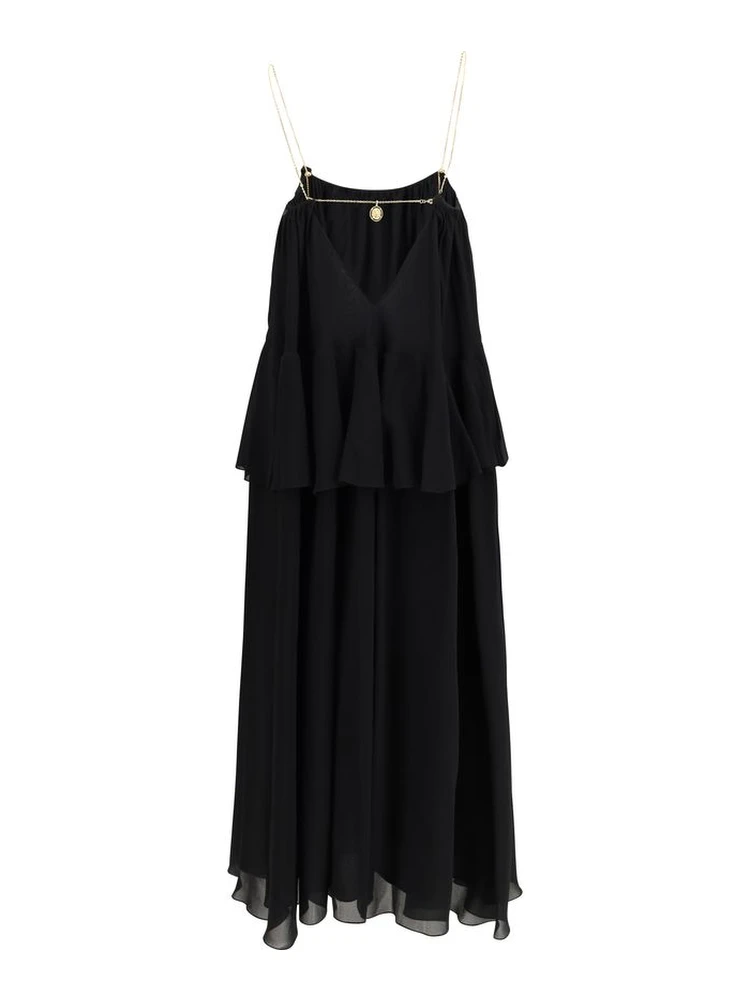 Black Silk Casual Dress alternative