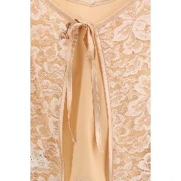 Orange Silk Blouse