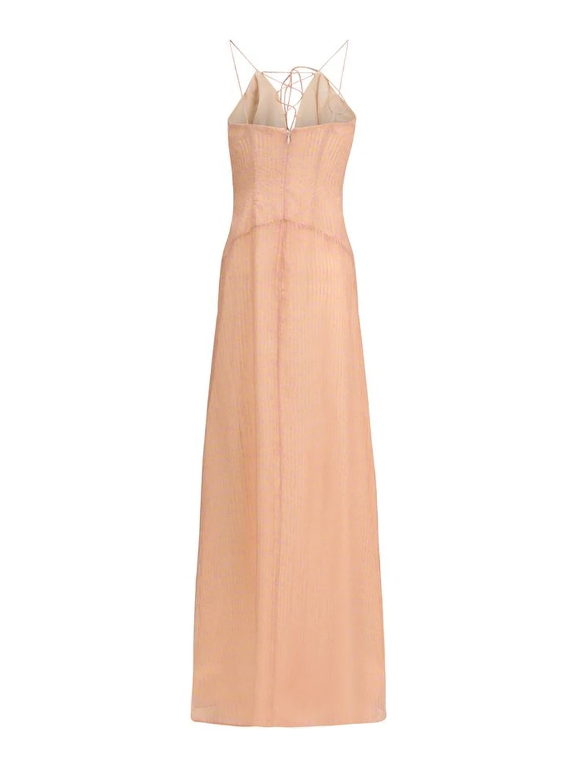 Multicolor Silk Casual Dress
