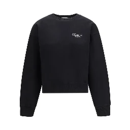 Black Cotton Sweatshirt