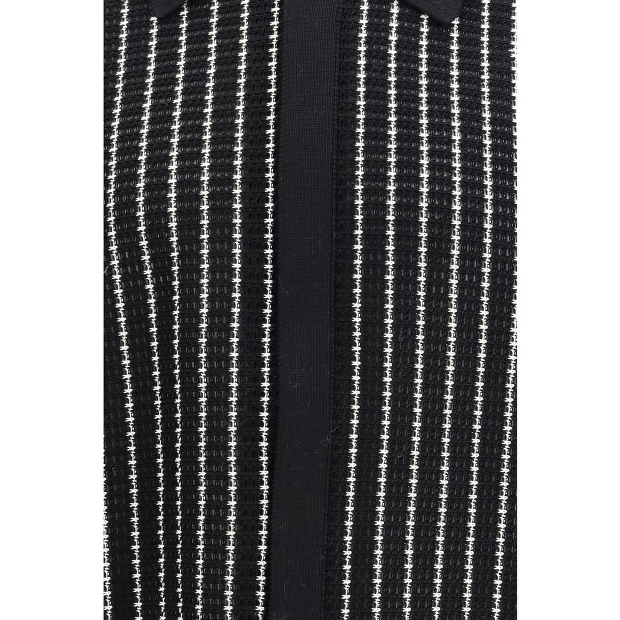 Black Cotton Cardigan