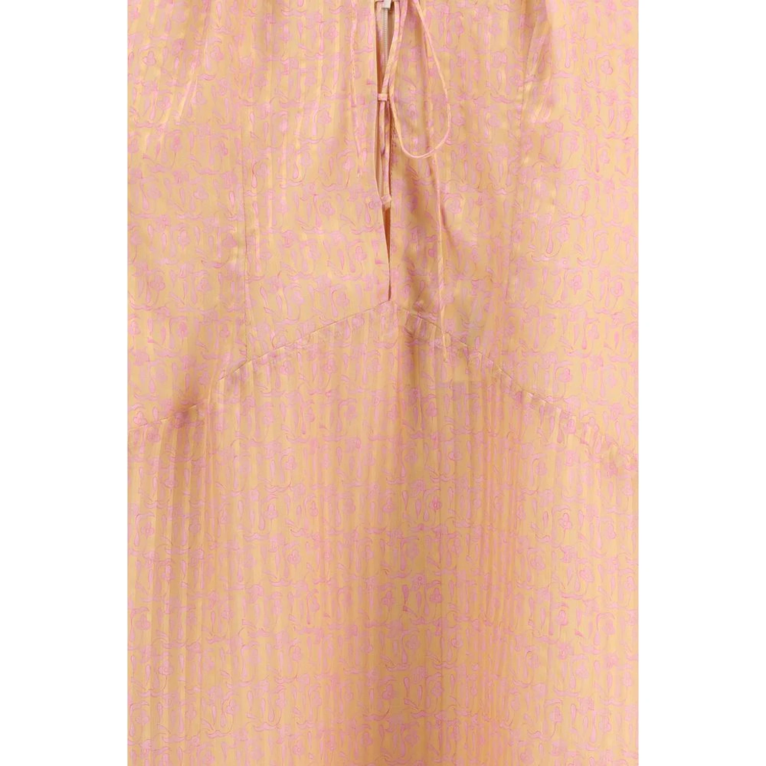Multicolor Silk Casual Dress