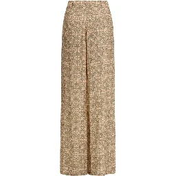 Multicolor Viscose Casual Pants