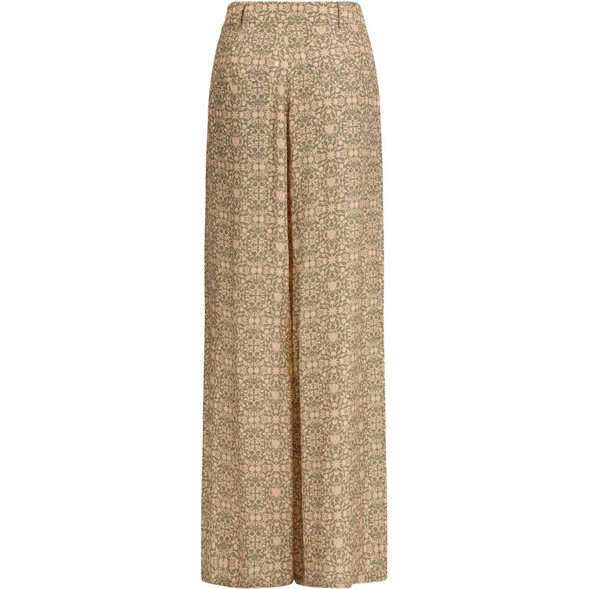 Multicolor Viscose Casual Pants
