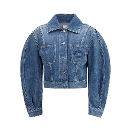 جاكيت جينز قطني أزرق