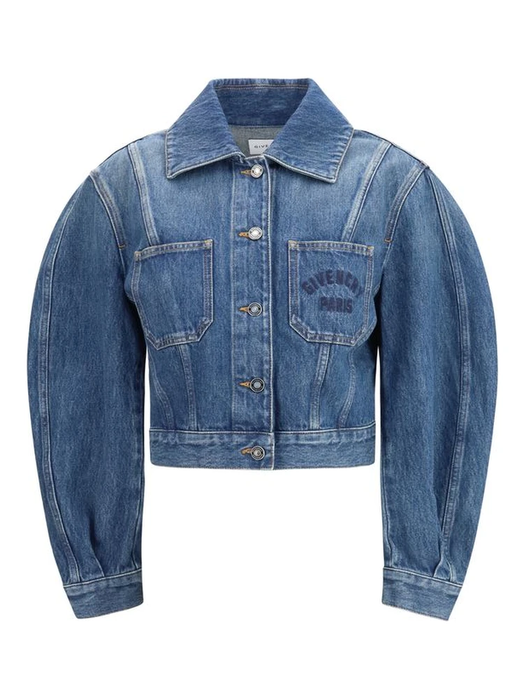 Blue Cotton Denim Jacket
