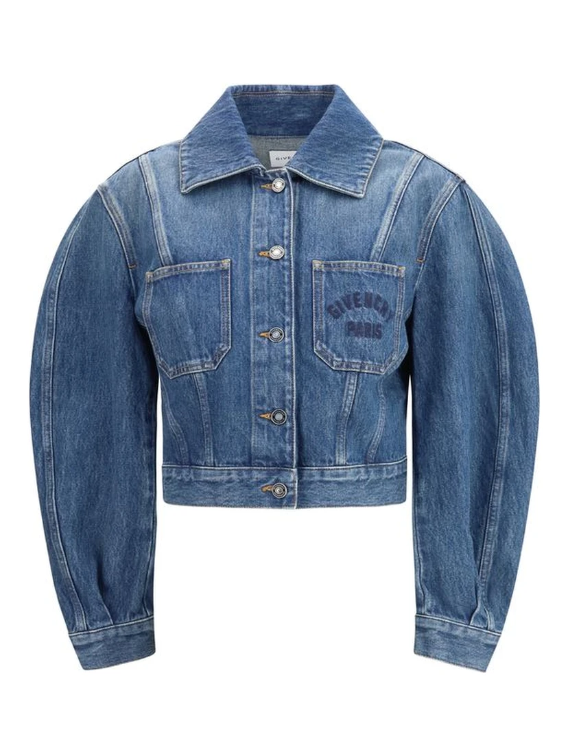 Blue Cotton Denim Jacket