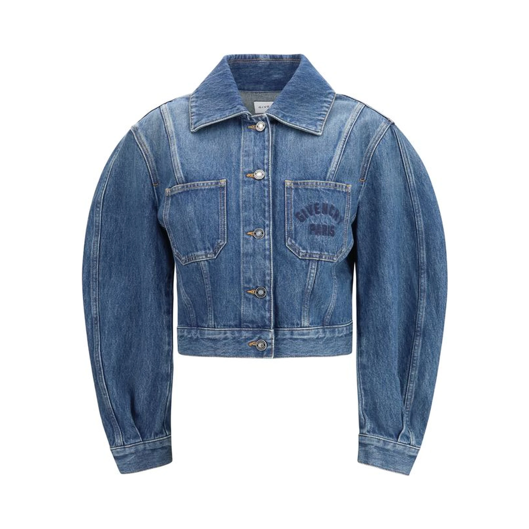 جاكيت جينز قطني أزرق