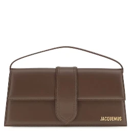 حقيبة كتف بوس توروس من جلد العجل البني