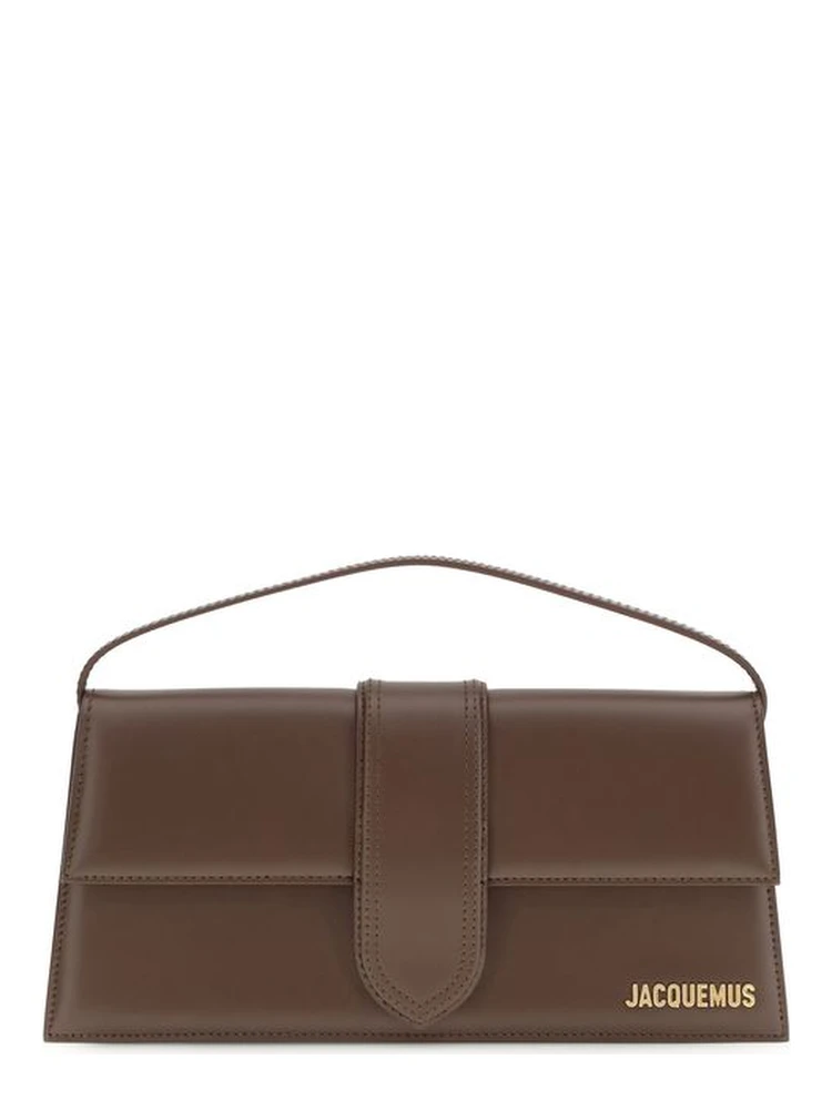 حقيبة كتف بوس توروس من جلد العجل البني