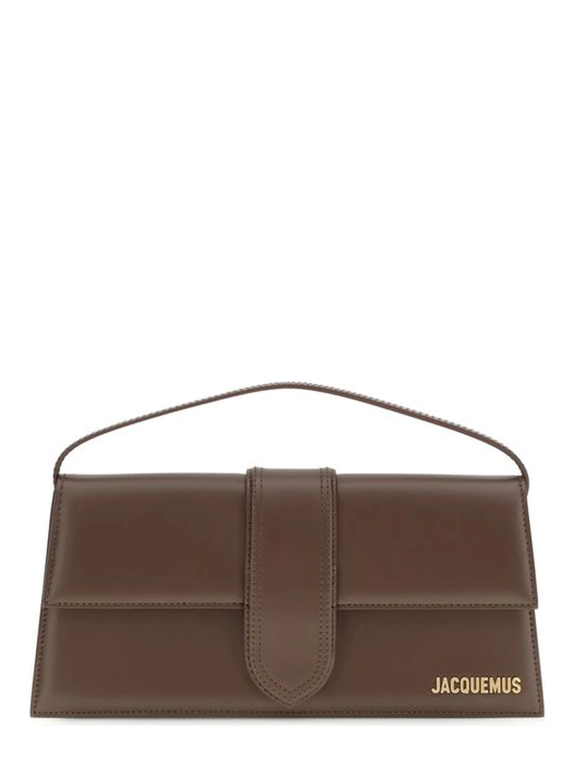 حقيبة كتف بوس توروس من جلد العجل البني