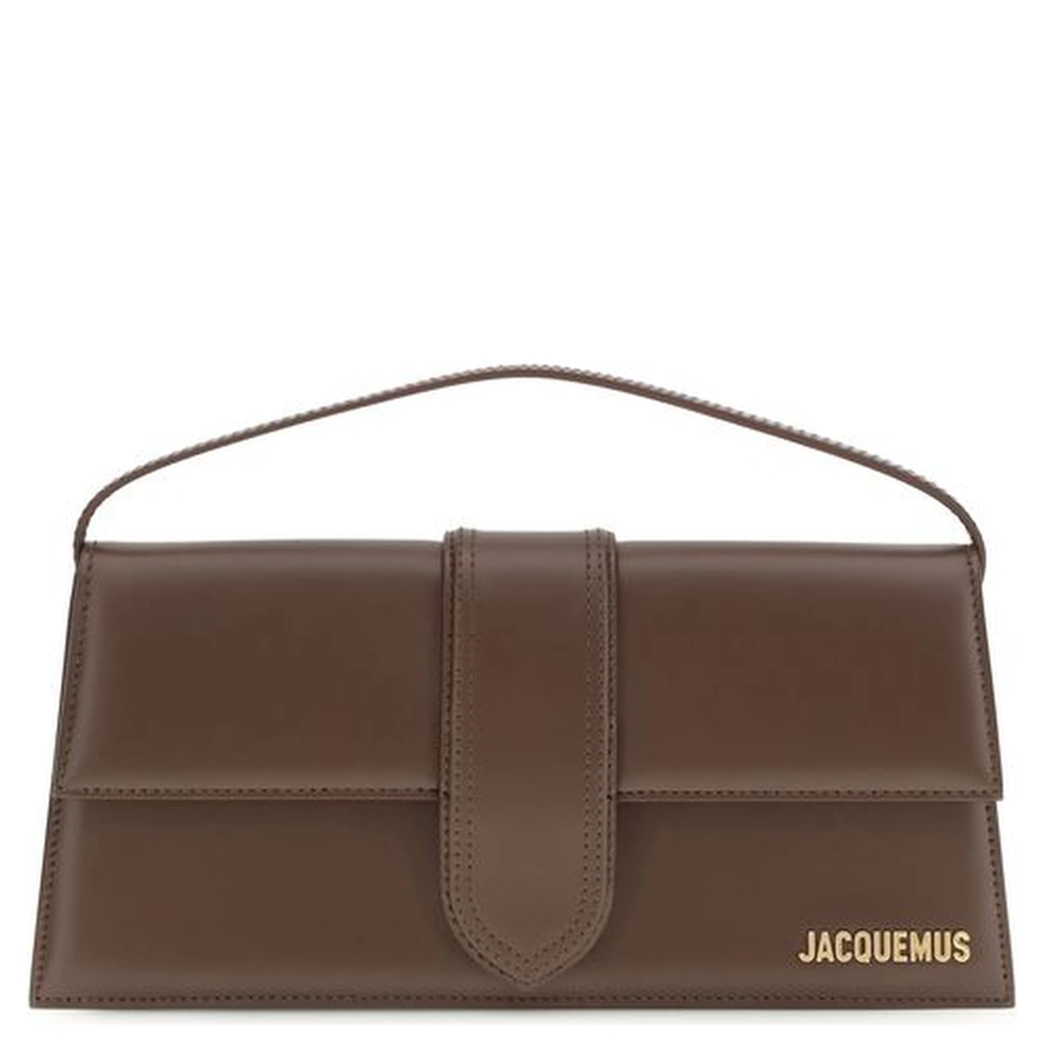 حقيبة كتف بوس توروس من جلد العجل البني