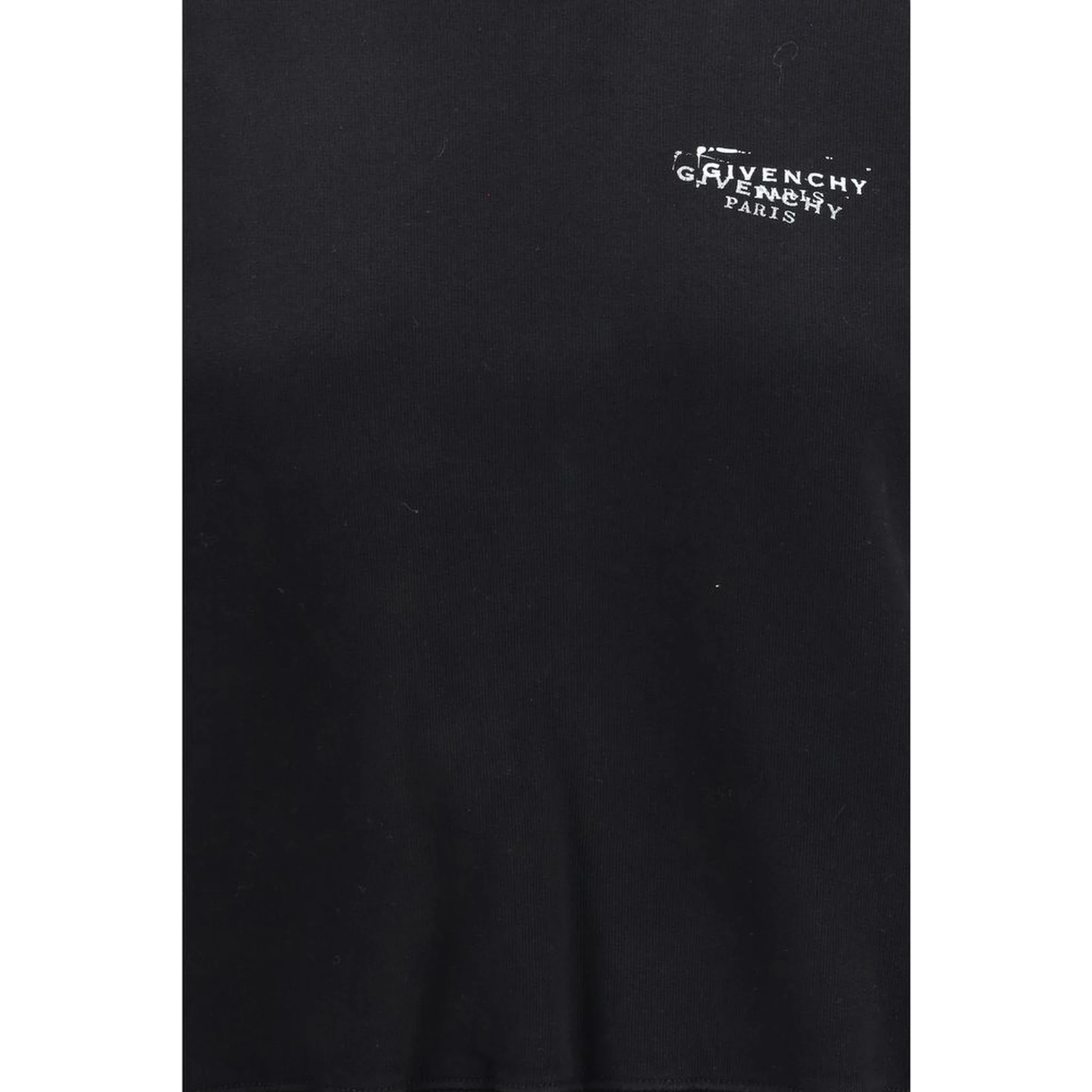 Black Cotton Sweatshirt