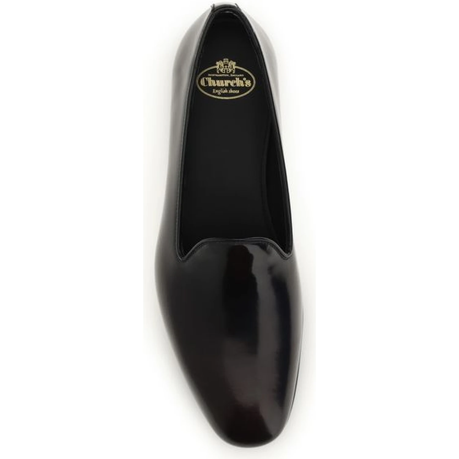 Black Calf Leather Bos Taurus Slip-On Loafers