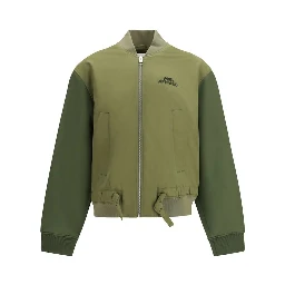 Bicolor Polyester Bomber