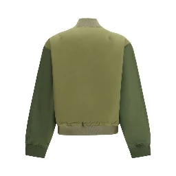 Bicolor Polyester Bomber