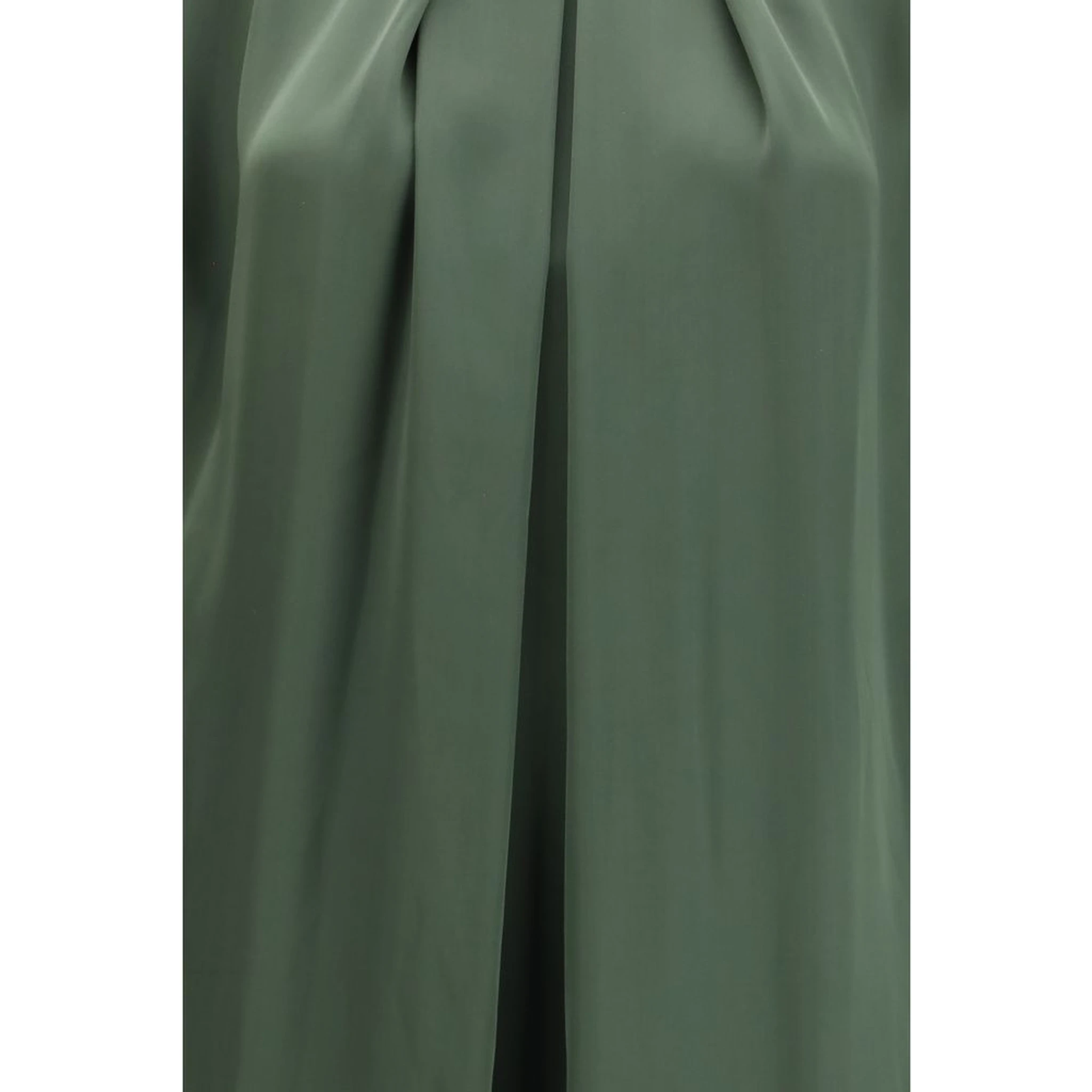 Bicolor Silk Casual Dress