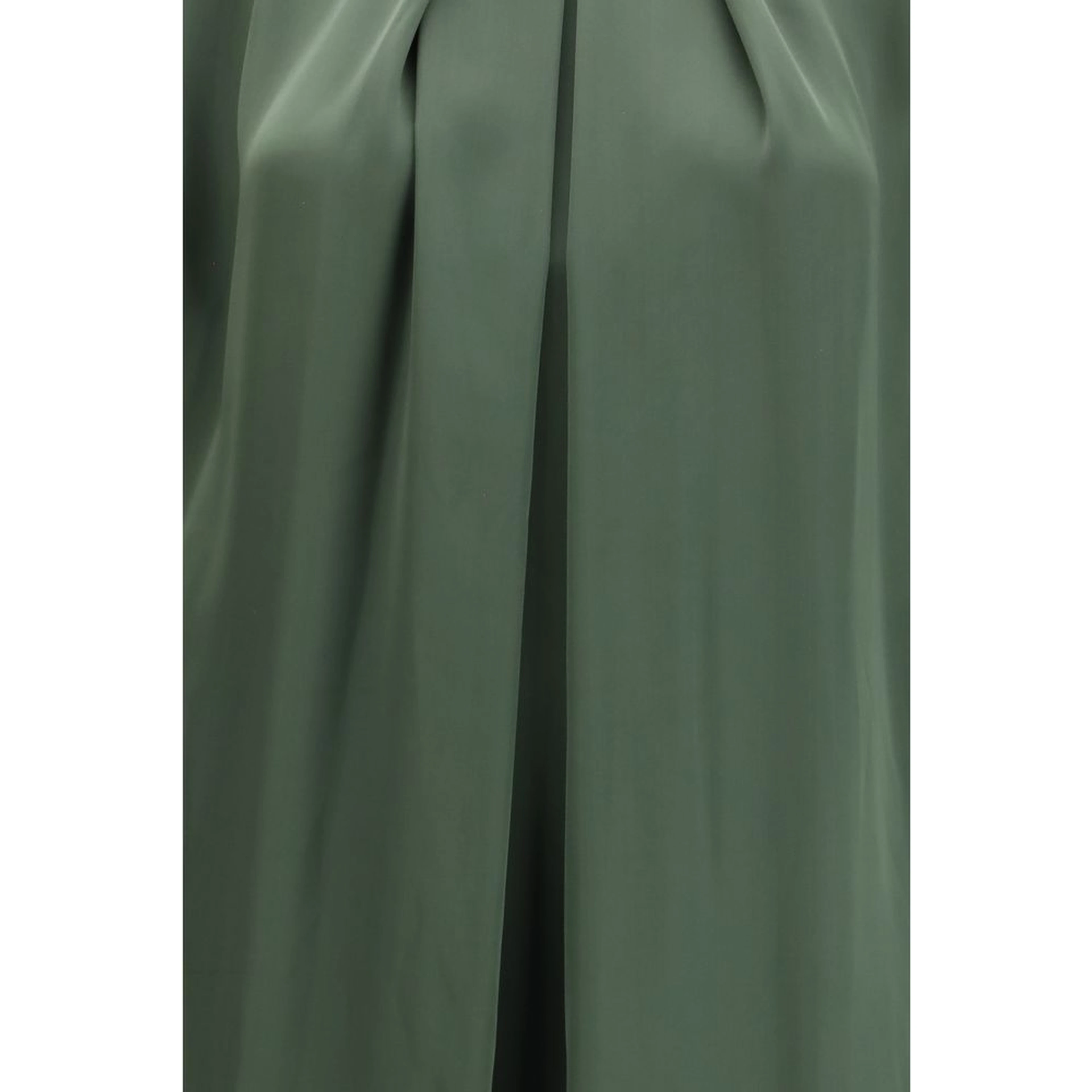 Bicolor Silk Casual Dress