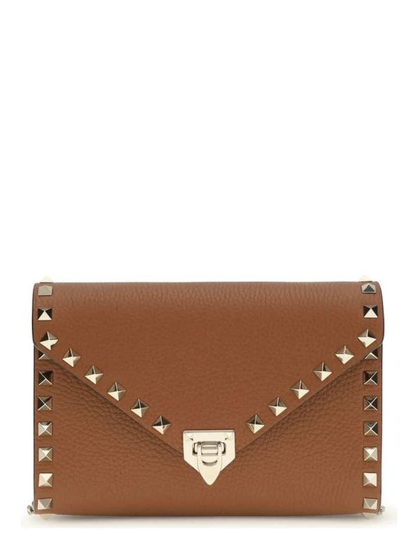 محفظة بوس توروس من جلد العجل ثنائي اللون