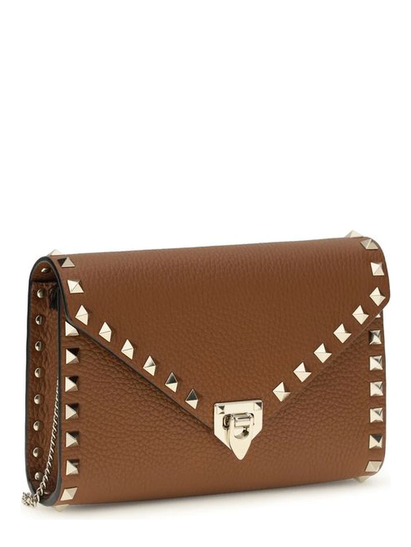 محفظة بوس توروس من جلد العجل ثنائي اللون