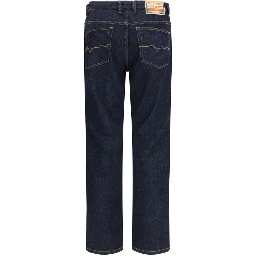 Black Cotton Slim Fit Jeans