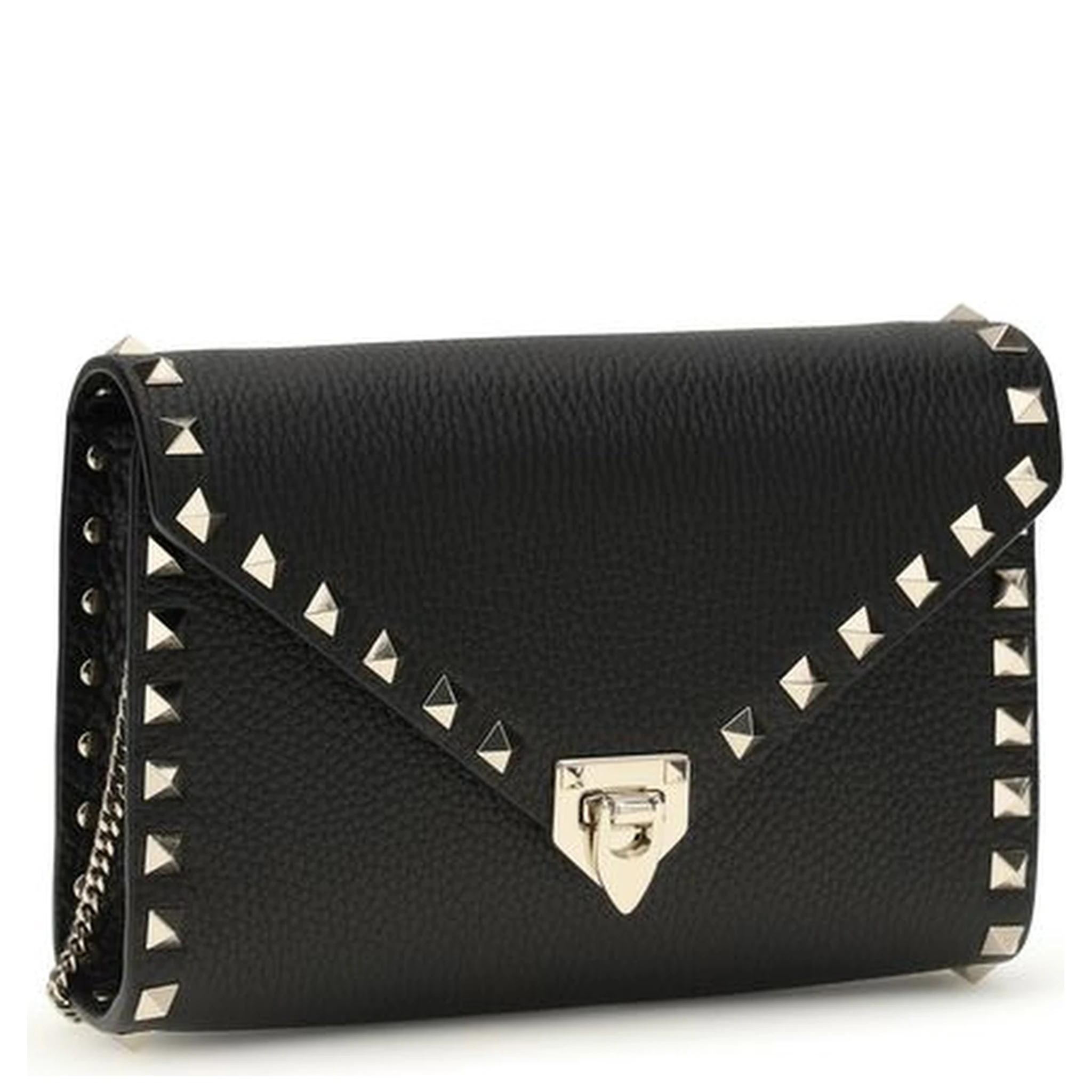 محفظة بوس توروس من جلد العجل الأسود