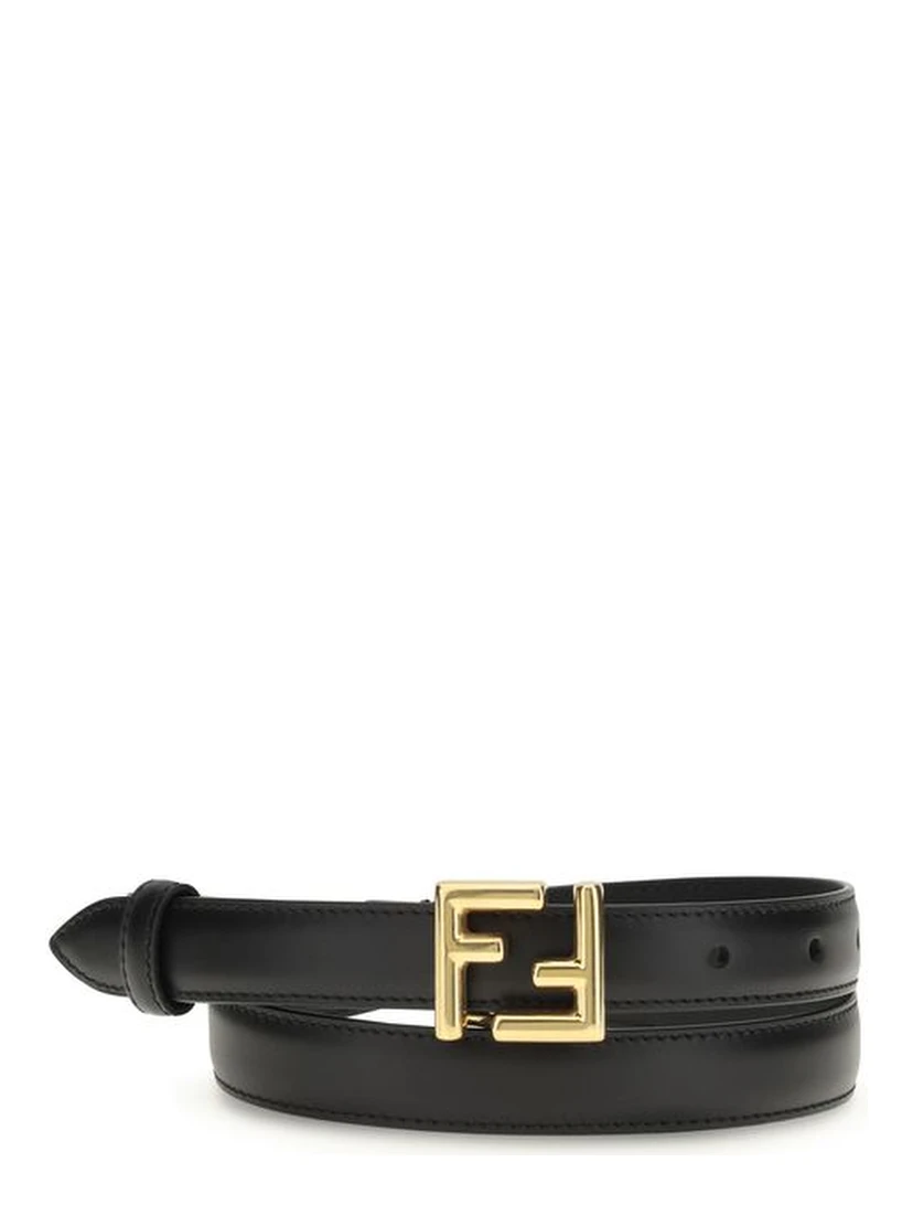 حزام بوس توروس العادي من جلد العجل الأسود