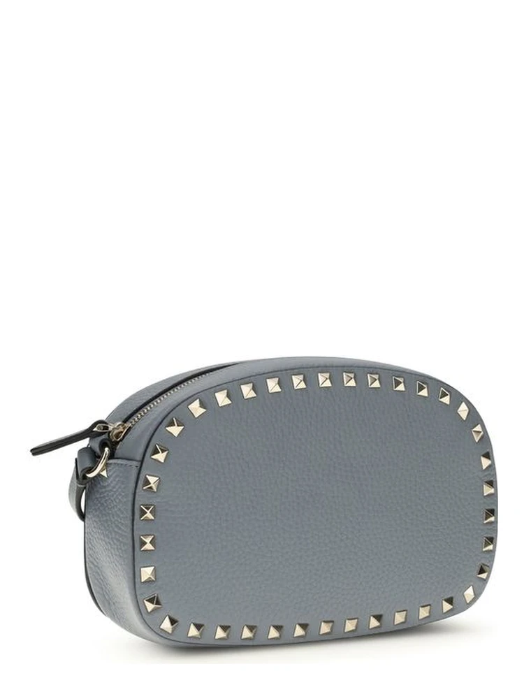 حقيبة كتف بوس توروس من جلد العجل الأزرق alternative