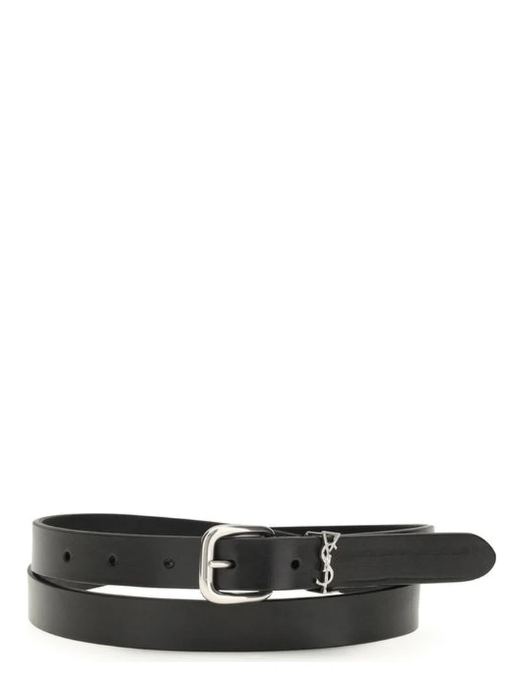 Black Cotton Regular Belt