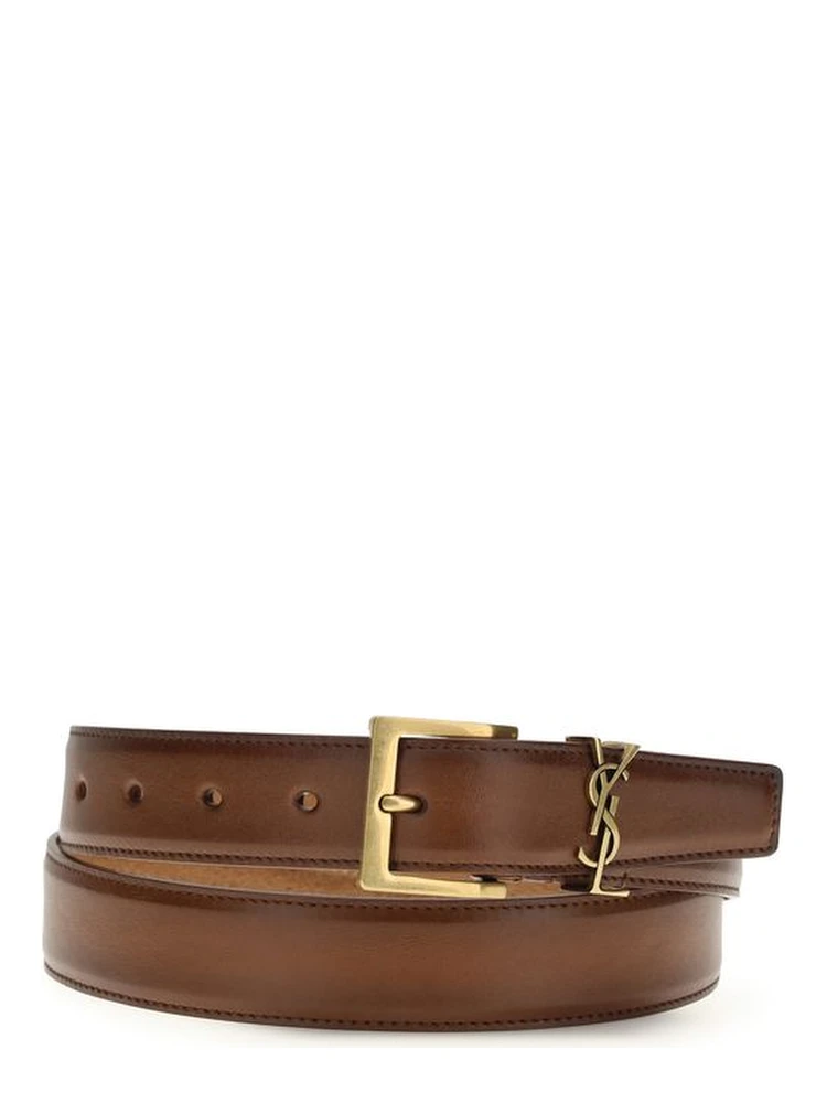 Brown Calf Leather Bos Taurus Regular Belt