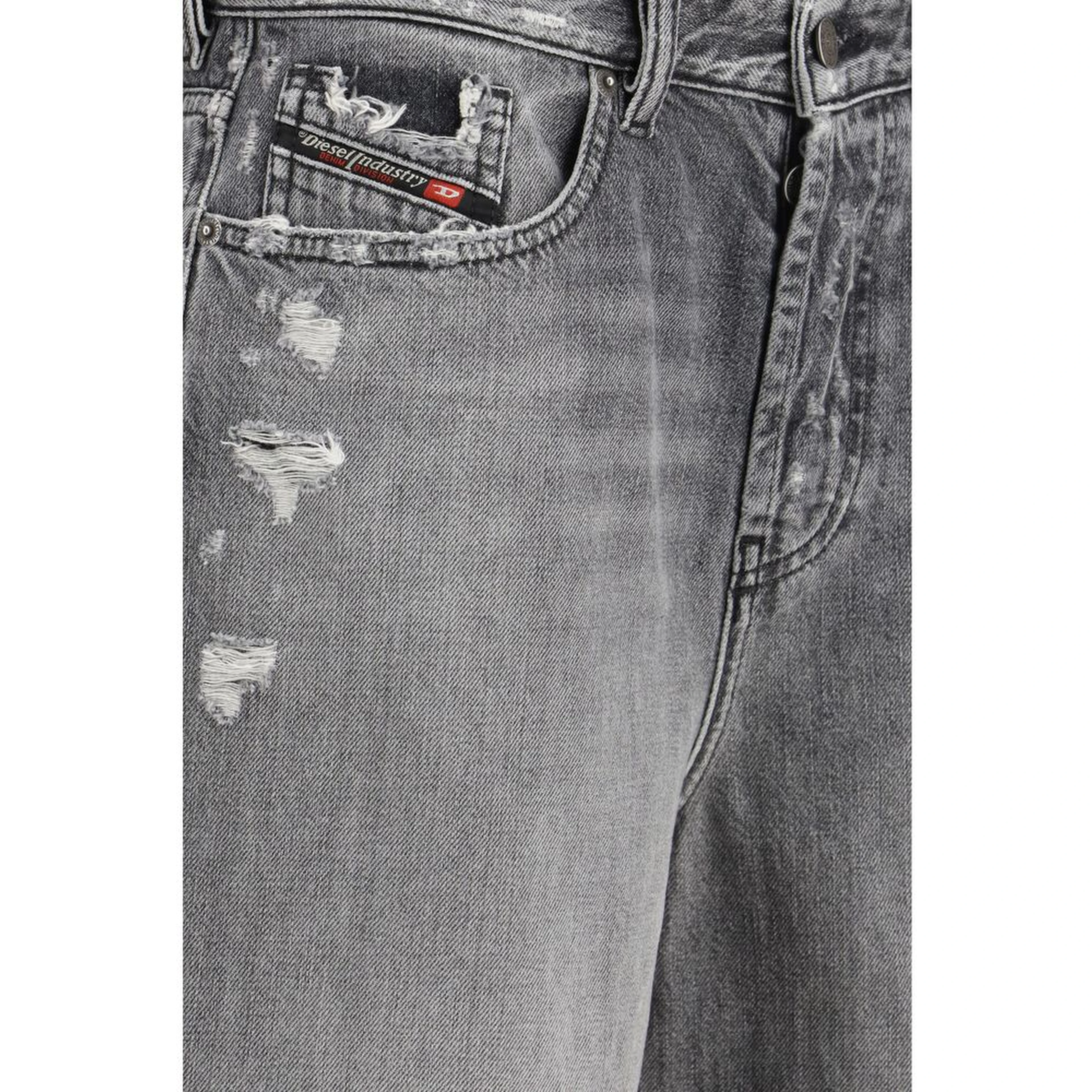 Gray Cotton Bermuda Shorts