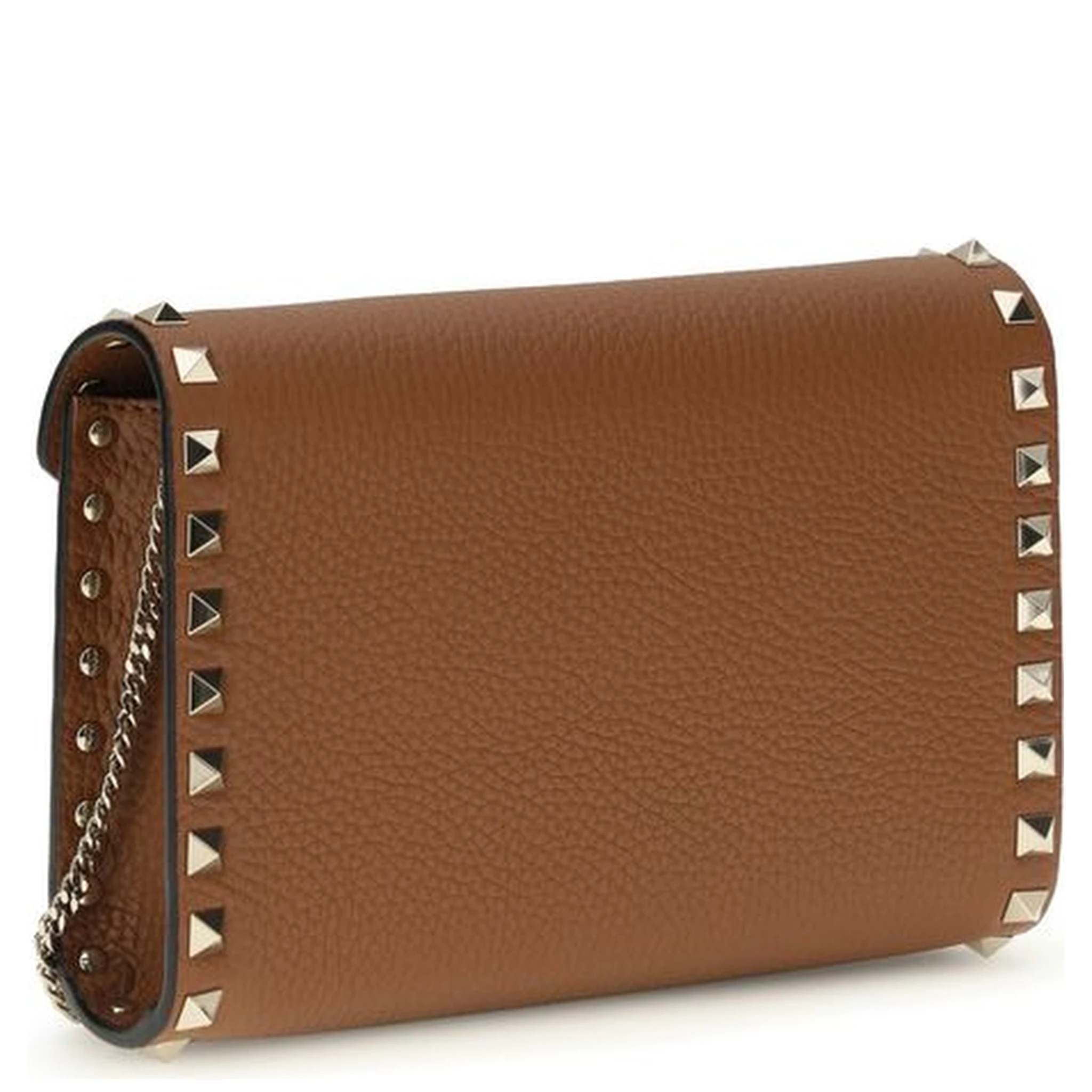 محفظة بوس توروس من جلد العجل ثنائي اللون