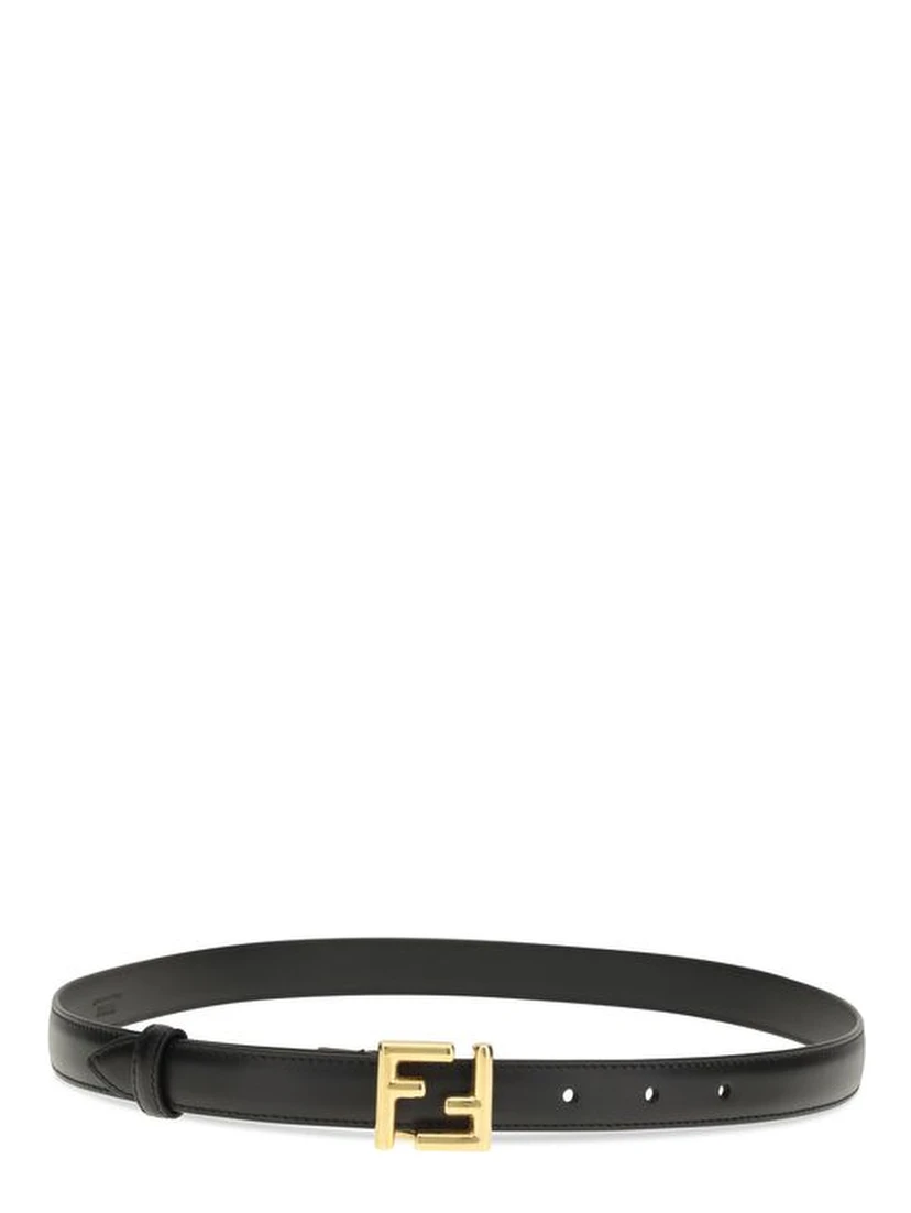 حزام بوس توروس العادي من جلد العجل الأسود