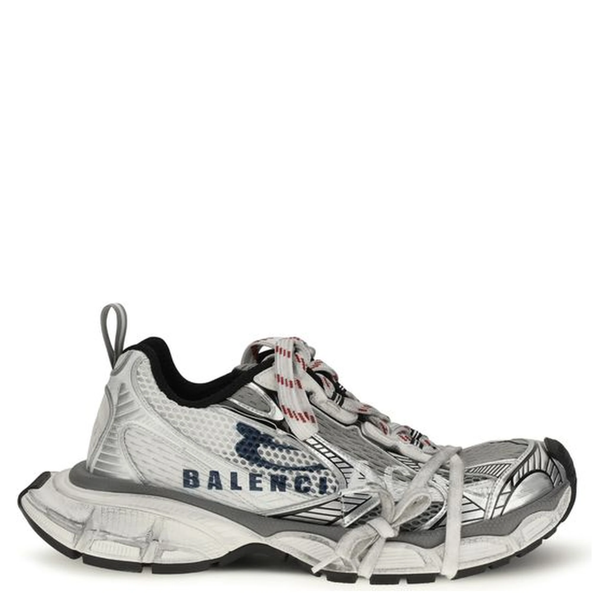 Multicolor Polyester Athletic Sneakers